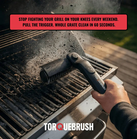 TorqueBrush™ — The Most Powerful Grill Brush On The Market