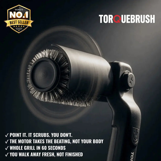 TorqueBrush™ — The Most Powerful Grill Brush On The Market